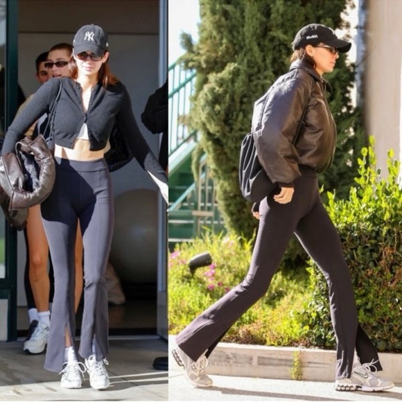 ALO Airbrush High Waist Flutter Legging in Black Sz. XS - Picture 1 of 16
